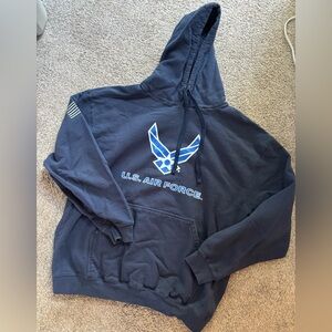 Tultex Navy Blue U.S. Air Force Pullover Hoodie